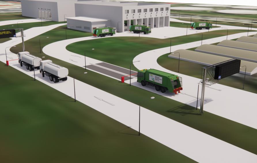 Greasy waste rendering